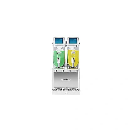 FROSTY 2, Slush and sherbet machine, with 2x12-litres bowl