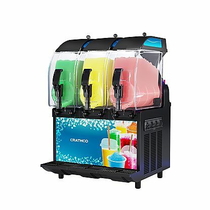 I-PRO SLUSH DISPENSER, 3 INSULATED 2.9 G. BOWLS, MECHANICAL, WITH LIGHTED PANEL R290