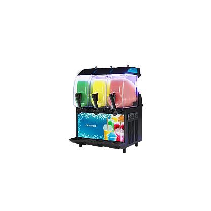 I-PRO SLUSH DISPENSER, 3 INSULATED 2.9 G. BOWLS, MECHANICAL, WITH LIGHTED PANEL R290