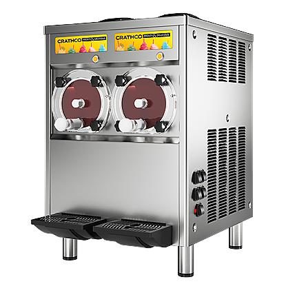 CR2502_Barrel Freezer, 2@8.4 qt freezing cylinder, 2@10 qt hopper, 115V/60HZ/14.7A- R449A
